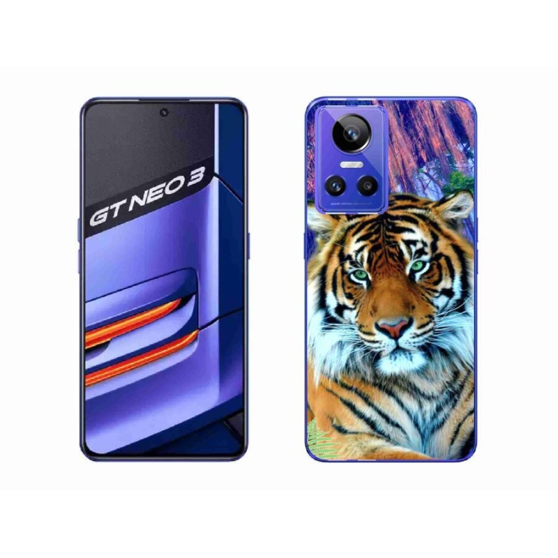 Gél tok mmCase mobiltelefonhoz Realme GT Neo 3 - tigris