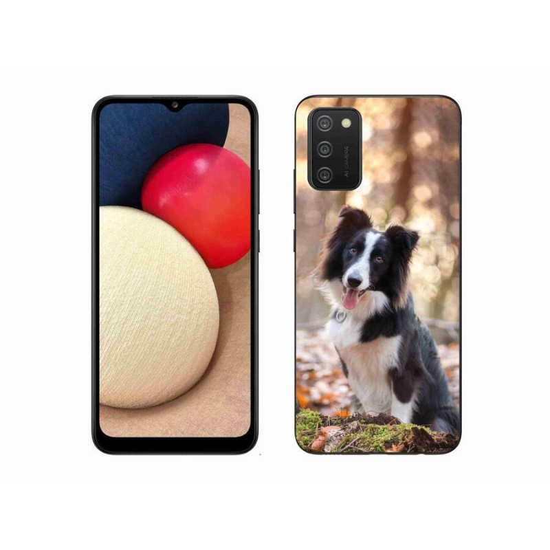 Gél tok mmCase a Samsung Galaxy A02s (164.2x75.9x9.1mm) - border colie 1