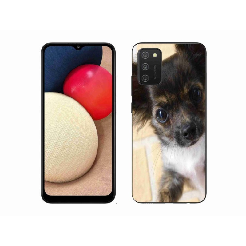 Gél tok mmCase mobiltelefonhoz Samsung Galaxy A02s (164.2x75.9x9.1mm) - chihuahua 2