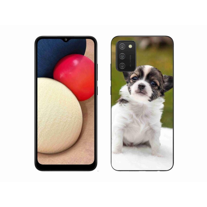 Gél tok mmCase mobiltelefonhoz Samsung Galaxy A02s (164.2x75.9x9.1mm) - chihuahua 4