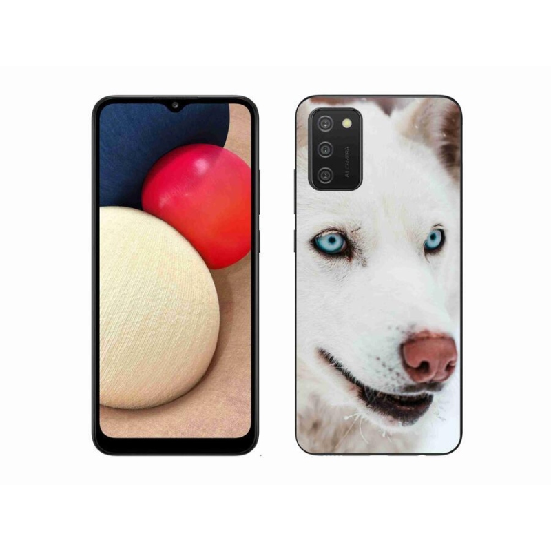 Gél tok mmCase a Samsung Galaxy A02s készülékhez (164.2x75.9x9.1mm) - kutyaszemmel nézve