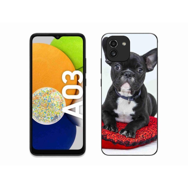 Gél tok mmCase mobiltelefonhoz Samsung Galaxy A03 - bulldog