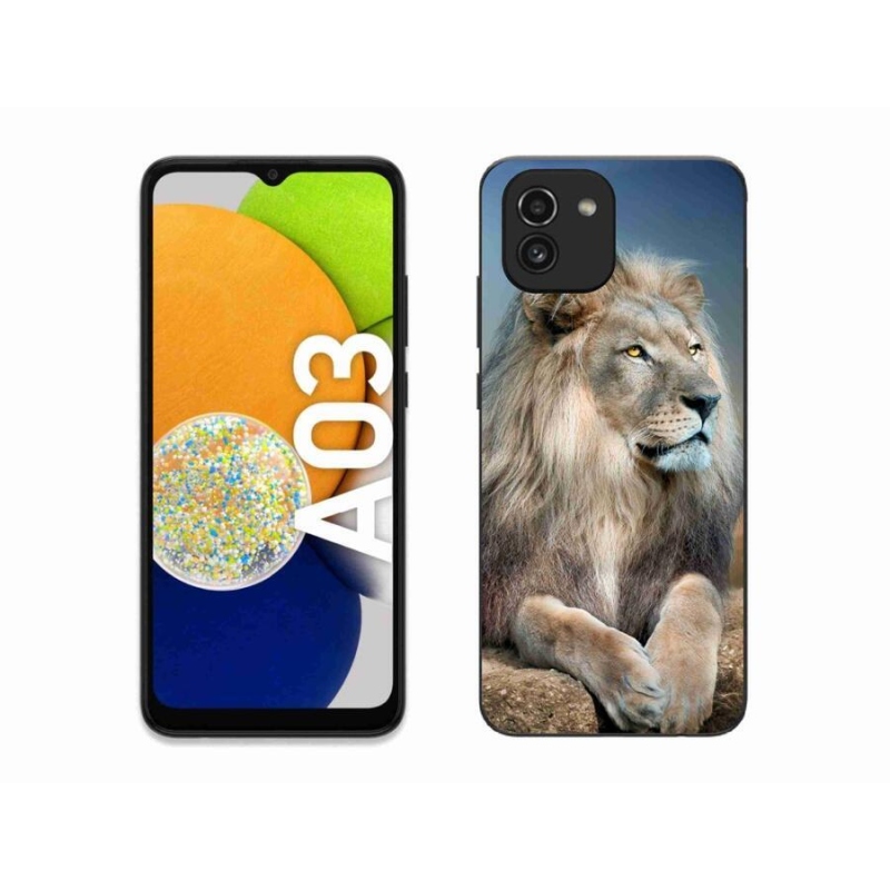 Gél tok mmCase a Samsung Galaxy A03-hoz - Lion 1