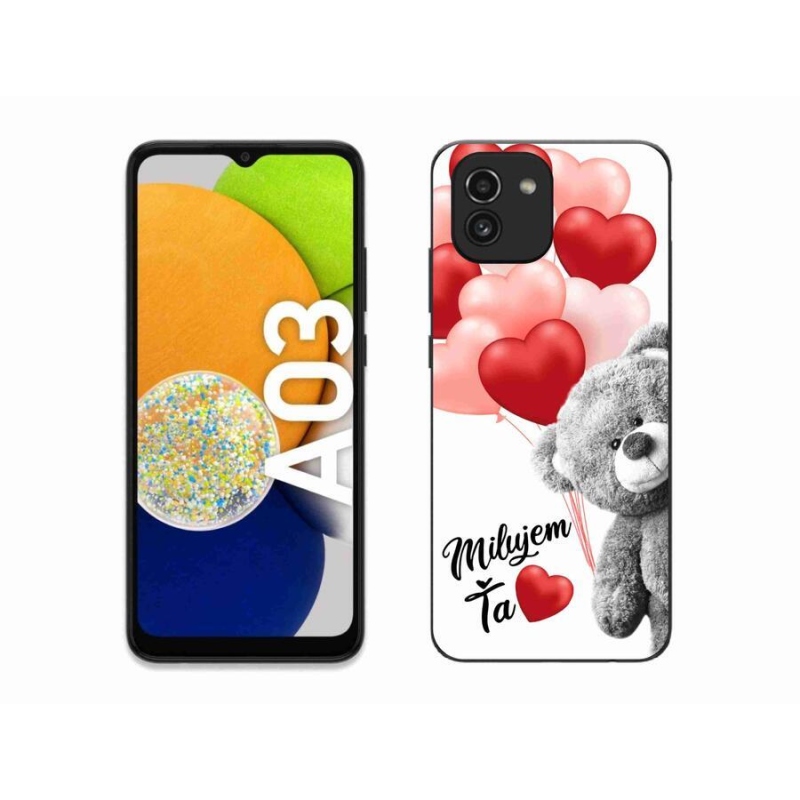 Gél tok mmCase mobiltelefonhoz Samsung Galaxy A03 - I love you en