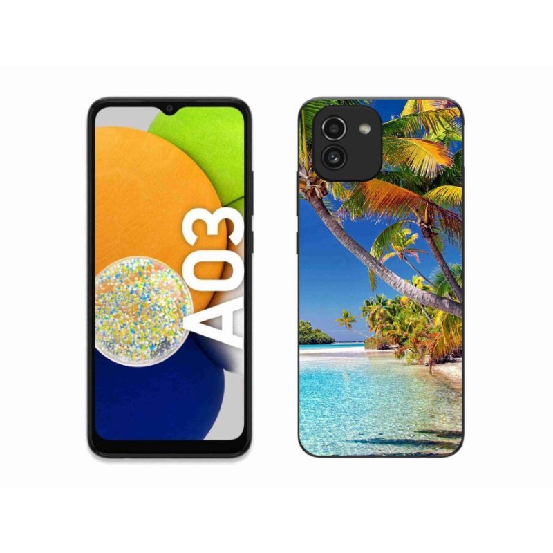 Gél tok mmCase mobiltelefonhoz Samsung Galaxy A03 - tengerparti tengerpart
