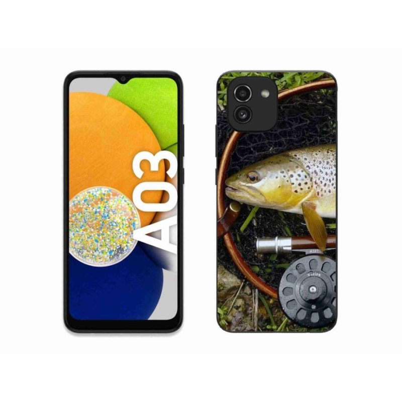 Gél tok mmCase mobiltelefonhoz Samsung Galaxy A03 - pisztráng 2