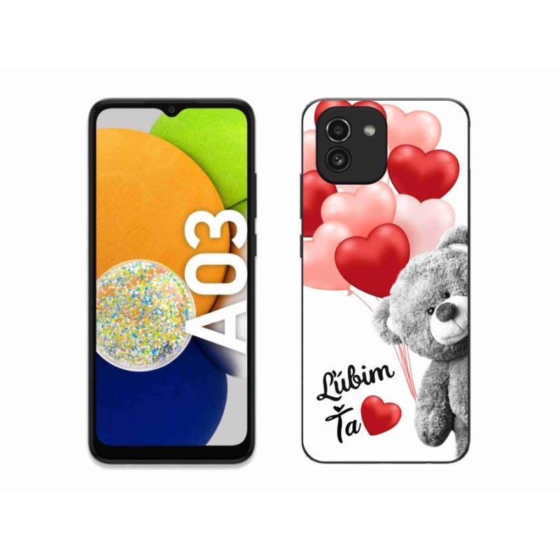 Gél tok mmCase mobiltelefonhoz Samsung Galaxy A03 - I love you en