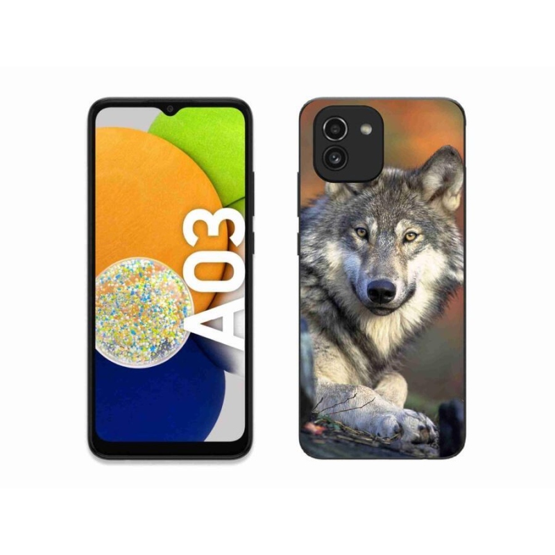 Gél tok mmCase a Samsung Galaxy A03-hoz - farkas