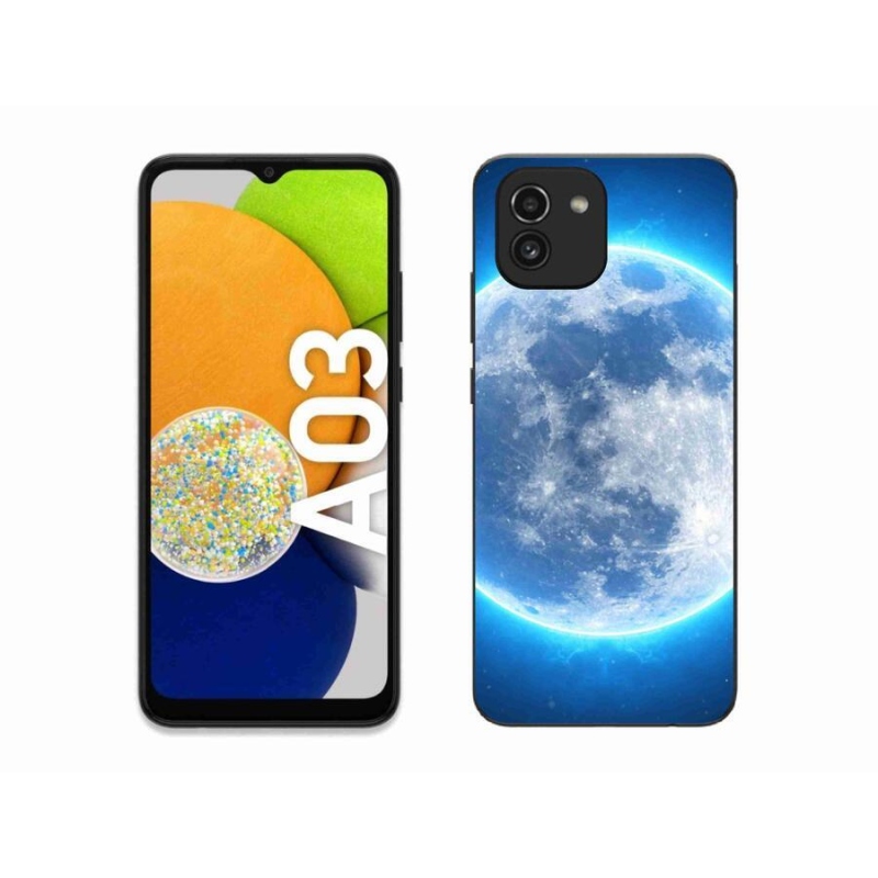 Gél tok mmCase mobiltelefonhoz Samsung Galaxy A03 - földgolyó