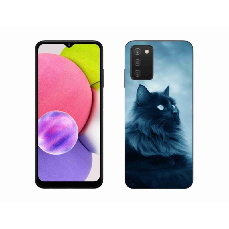 Gél tok mmCase Samsung Galaxy A03s (166.6 x 75.9 x 9.1) - fekete cat 1