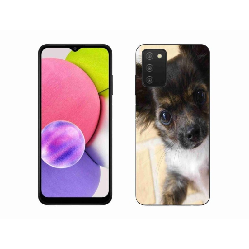 Gél tok mmCase mobiltelefonhoz Samsung Galaxy A03s (166.6 x 75.9 x 9.1) - chihuahua 2