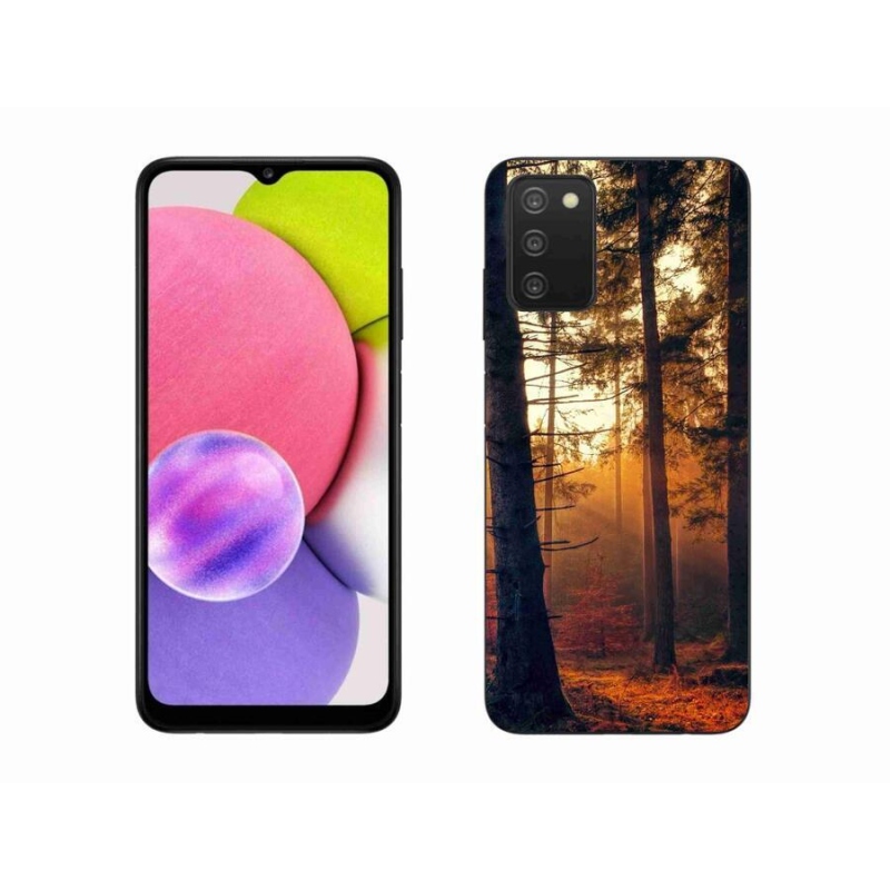 Gél tok mmCase Samsung Galaxy A03s (166.6 x 75.9 x 9.1) - erdő