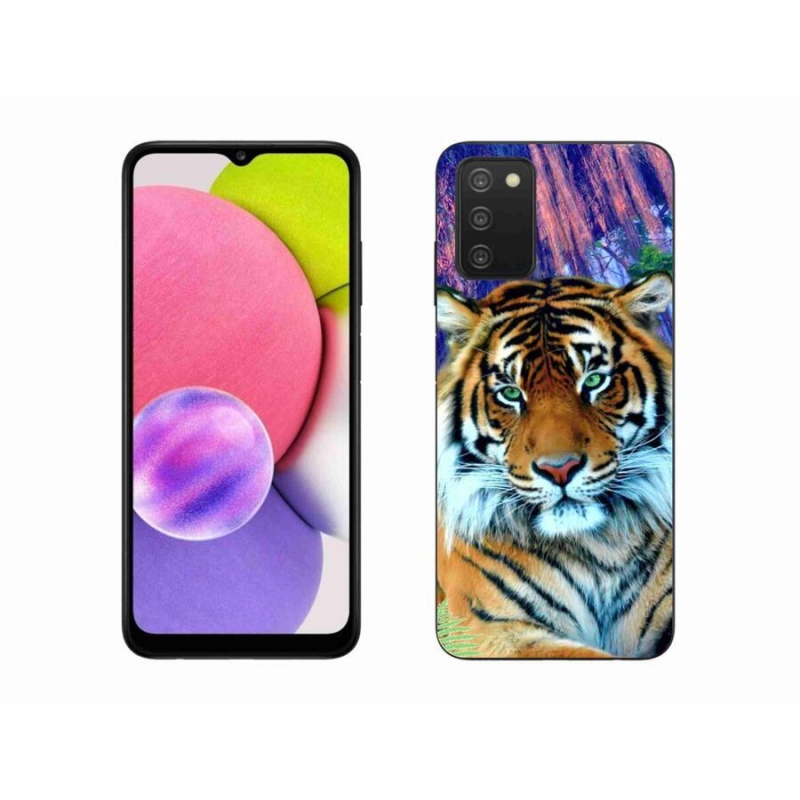 Gél tok mmCase mobiltelefonhoz Samsung Galaxy A03s (166.6 x 75.9 x 9.1) - tigris