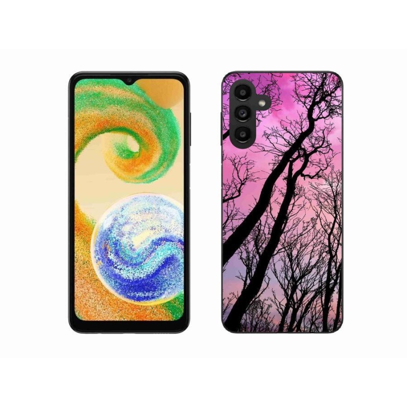 Gél tok mmCase mobiltelefonhoz Samsung Galaxy A04s (164.7x76.7x9.1mm) - kidőlt fák