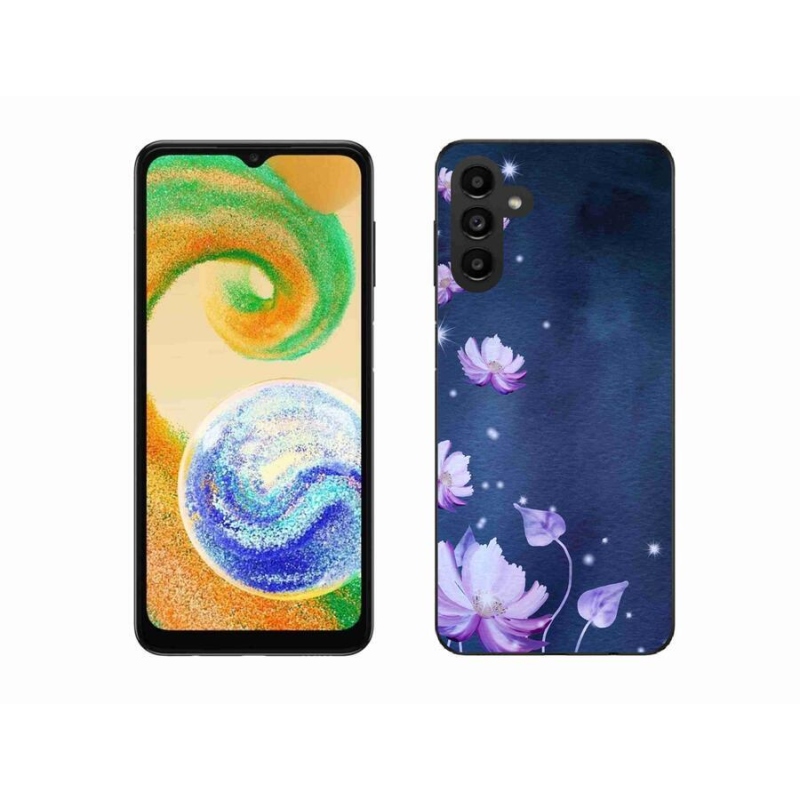 Gél tok mmCase mobiltelefonhoz Samsung Galaxy A04s (164.7x76.7x9.1mm) - virághullás