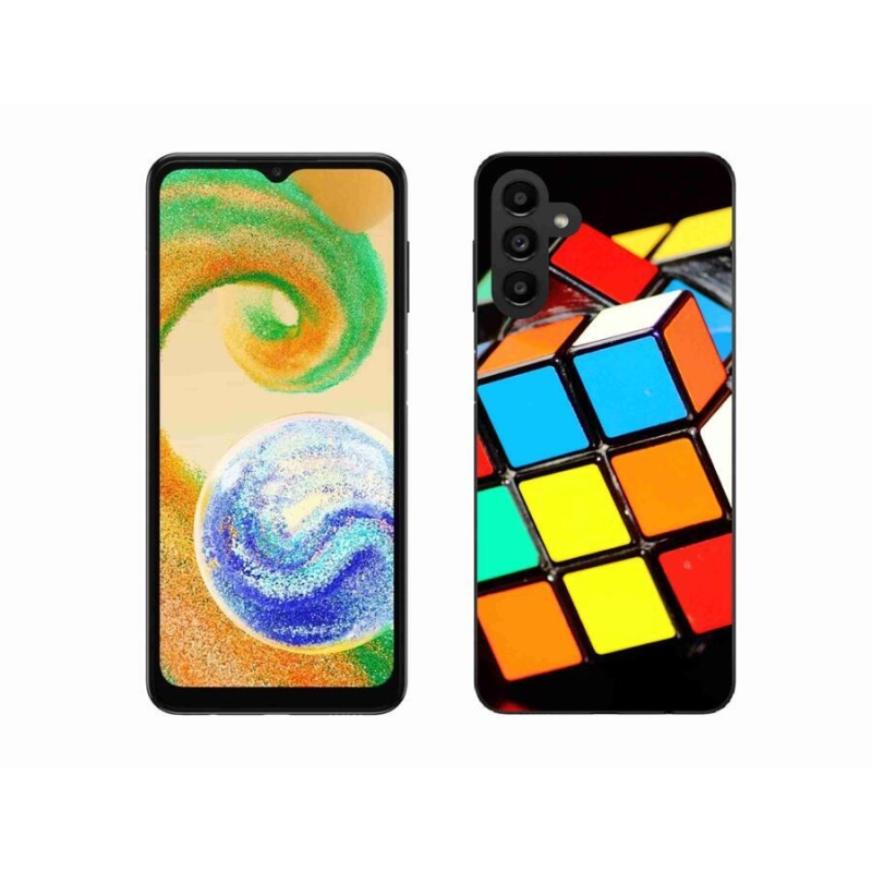 Gél tok mmCase mobiltelefonhoz Samsung Galaxy A04s (164.7x76.7x9.1mm) - Rubik-kocka