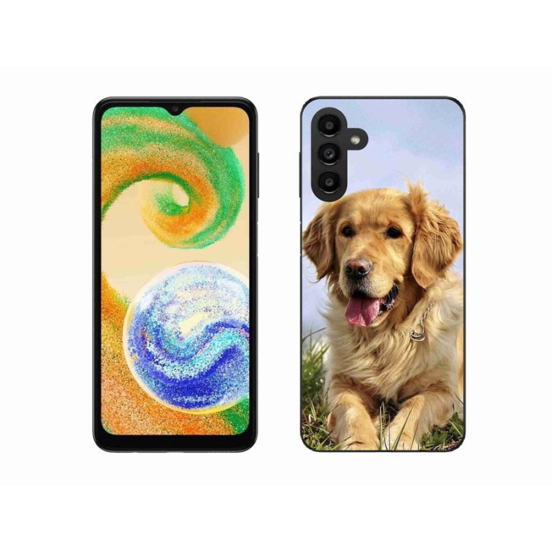 Gél tok mmCase mobiltelefonhoz Samsung Galaxy A04s (164.7x76.7x9.1mm) - golden retriever