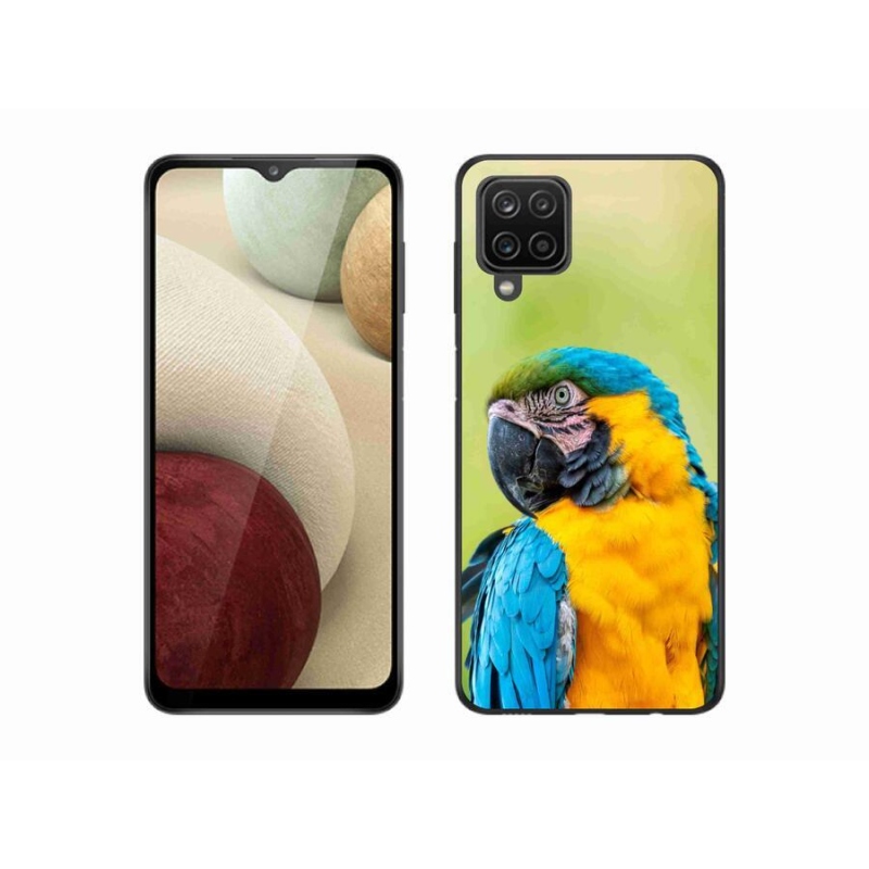 Gél tok mmCase Samsung Galaxy A12 készülékhez - papagáj ara 2