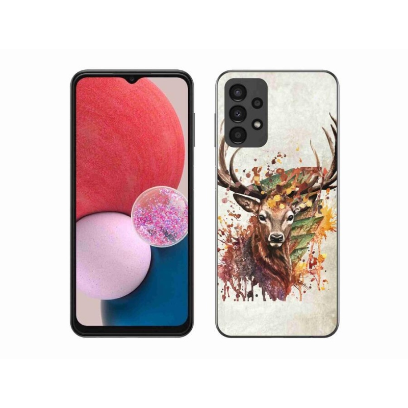 Gél tok mmCase a Samsung Galaxy A13 4G készülékhez - szarvas 1