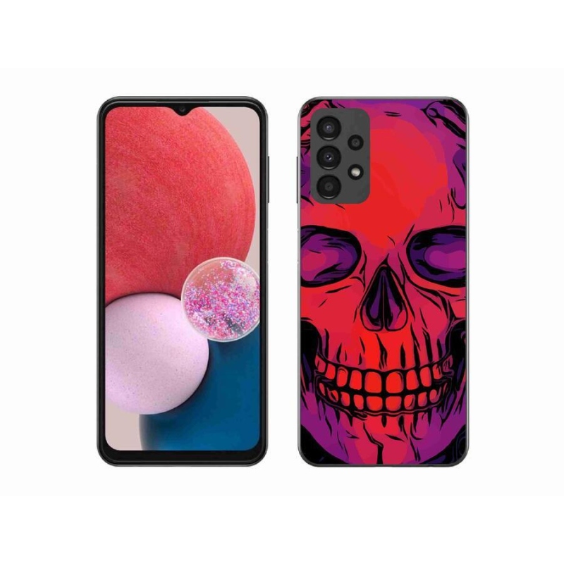 Gél tok mmCase a Samsung Galaxy A13 4G készülékhez - koponya