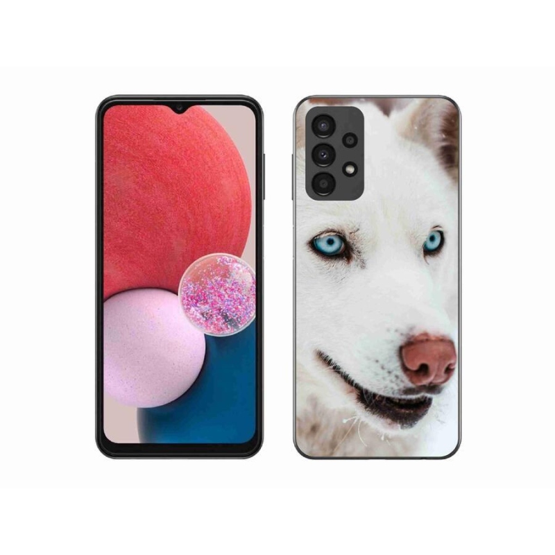 Gél tok mmCase a Samsung Galaxy A13 4G készülékhez - kutyaszemmel nézve