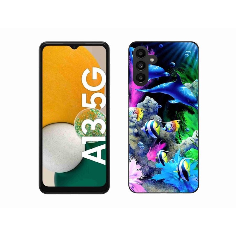 Gél tok mmCase a Samsung Galaxy A13 5G készülékhez - Tengeri világ
