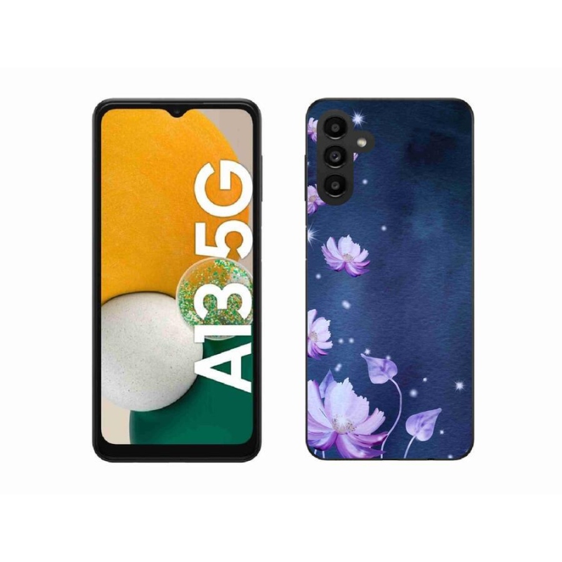 Gél tok mmCase mobiltelefonhoz Samsung Galaxy A13 5G - hulló virágok