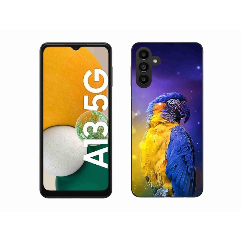 Gél tok mmCase a Samsung Galaxy A13 5G készülékhez - papagáj ara 1
