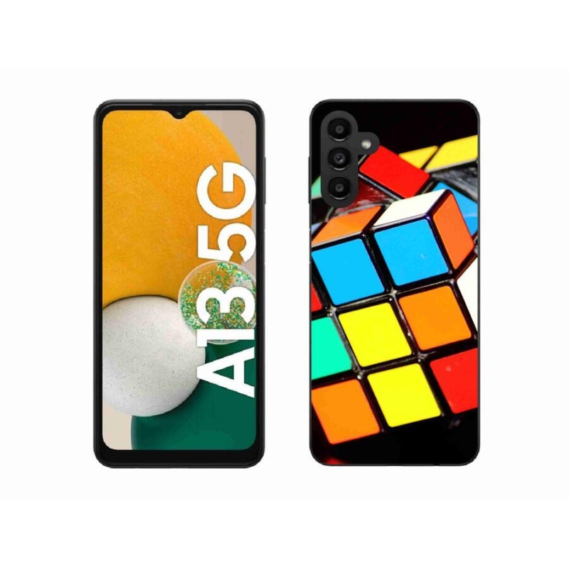 Gél tok mmCase Samsung Galaxy A13 5G - Rubik-kocka Samsung Galaxy A13 5G-hez