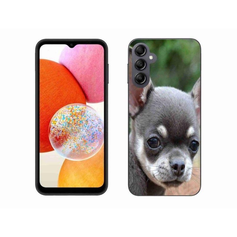 Gél tok mmCase a Samsung Galaxy A14 4G/5G készülékhez - chihuahua