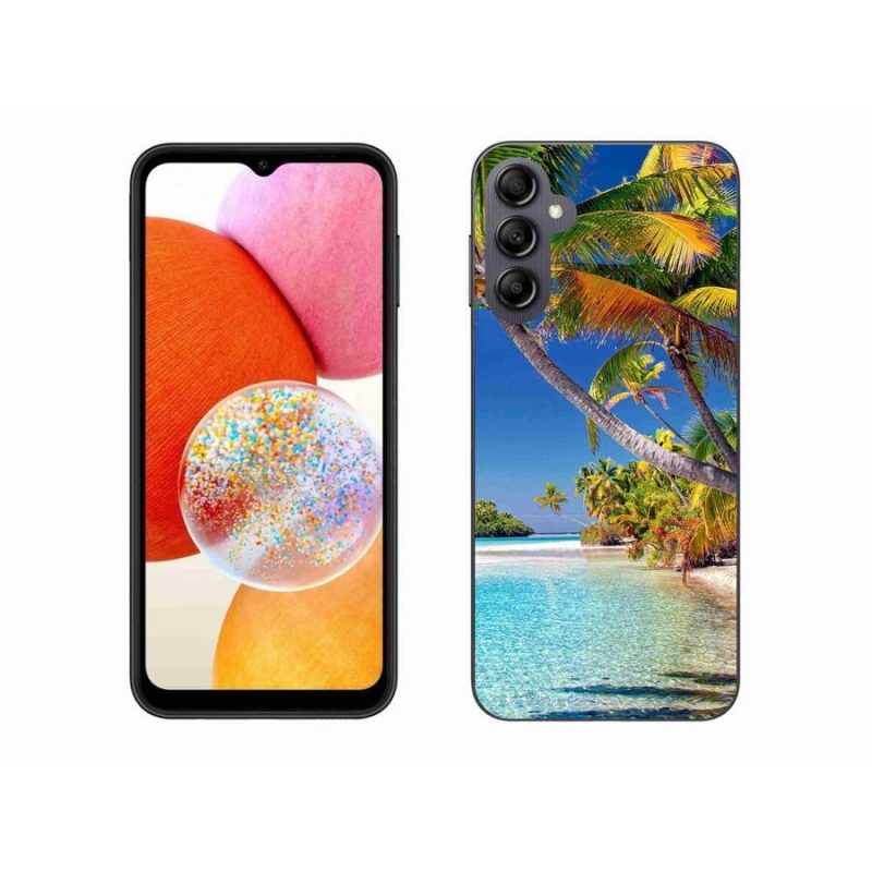 Gél tok mmCase a Samsung Galaxy A14 4G/5G készülékhez - tengerparton
