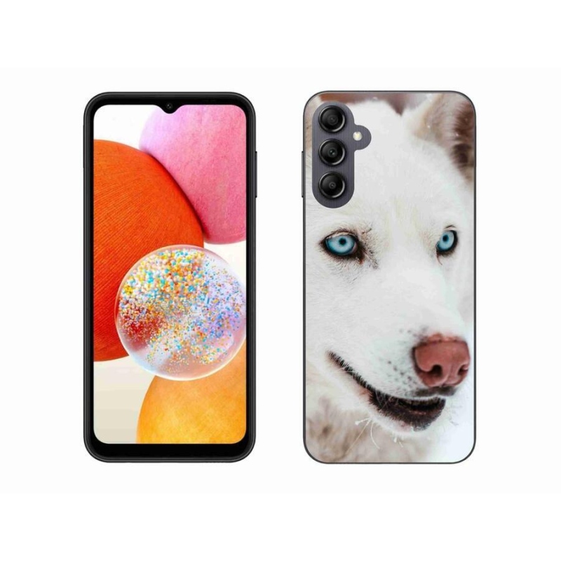 Gél tok mmCase a Samsung Galaxy A14 4G/5G készülékhez - kutyaszemmel nézve