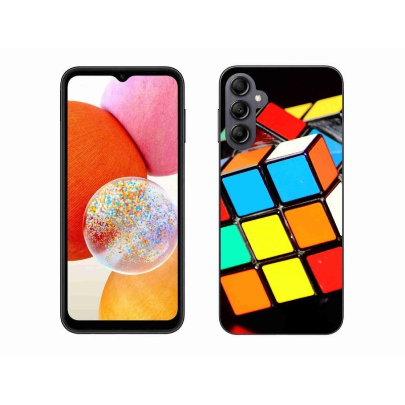 Gél tok mmCase Samsung Galaxy A14 4G/5G - Rubik-kocka Samsung Galaxy A14 4G/5G-hez