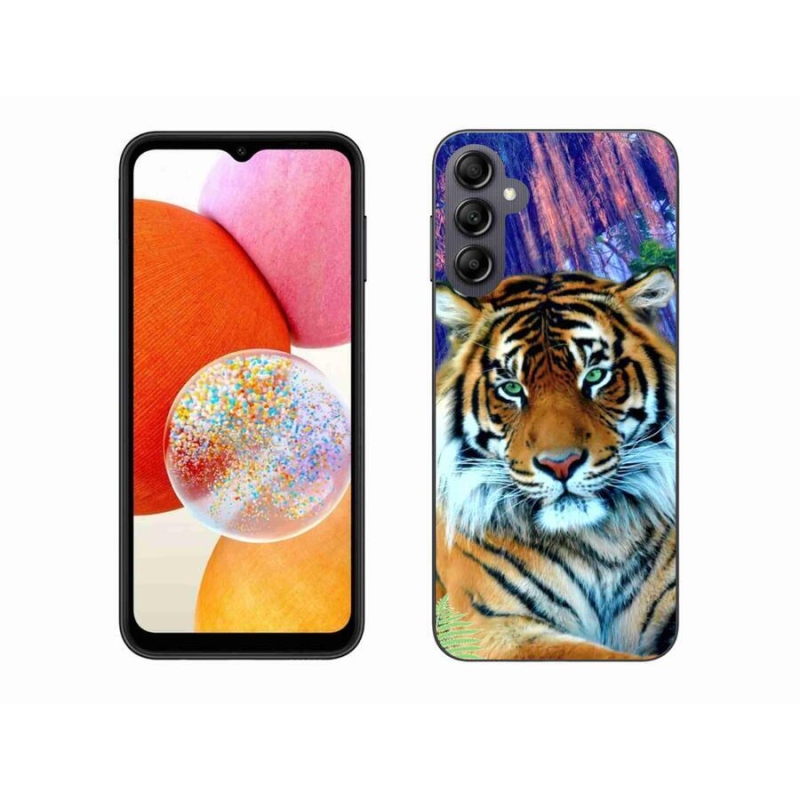 Gél tok mmCase a Samsung Galaxy A14 4G/5G készülékhez - tigris
