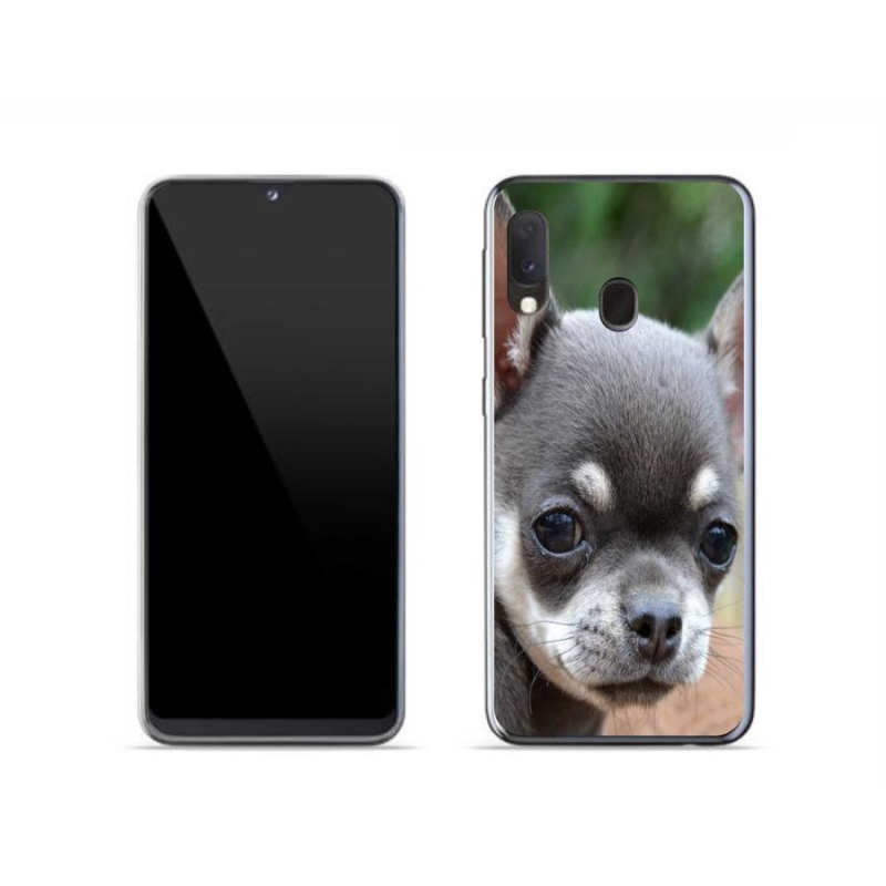 Gél tok mmCase mobiltelefonhoz Samsung Galaxy A20e - chihuahua