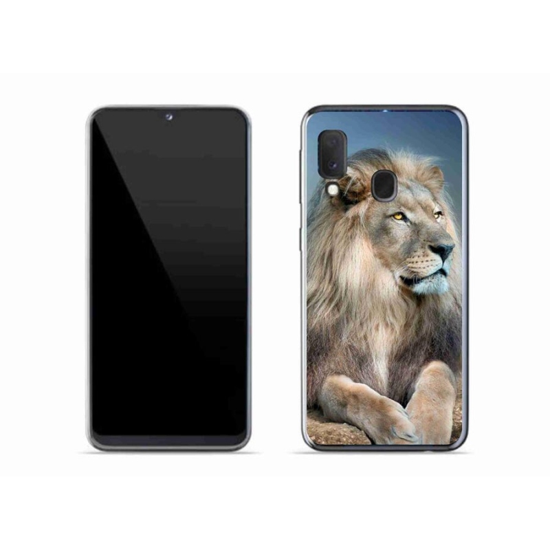 Gél tok mmCase Samsung Galaxy A20e készülékhez - Lion 1