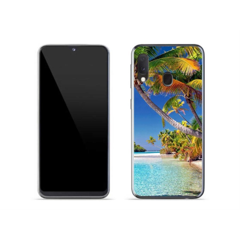 Gél tok mmCase mobiltelefonhoz Samsung Galaxy A20e - tengerparti strand