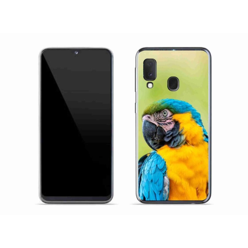 Gél tok mmCase Samsung Galaxy A20e készülékhez - papagáj ara 2