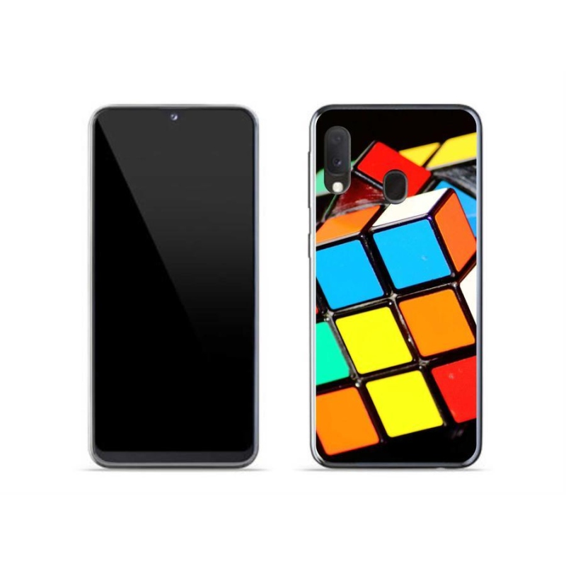 Gél tok mmCase a Samsung Galaxy A20e készülékhez - Rubik-kocka