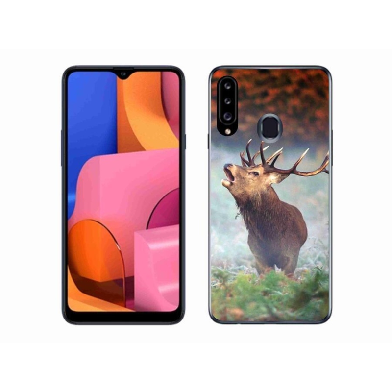Gél tok mmCase Samsung Galaxy A20s készülékhez - szarvas 2
