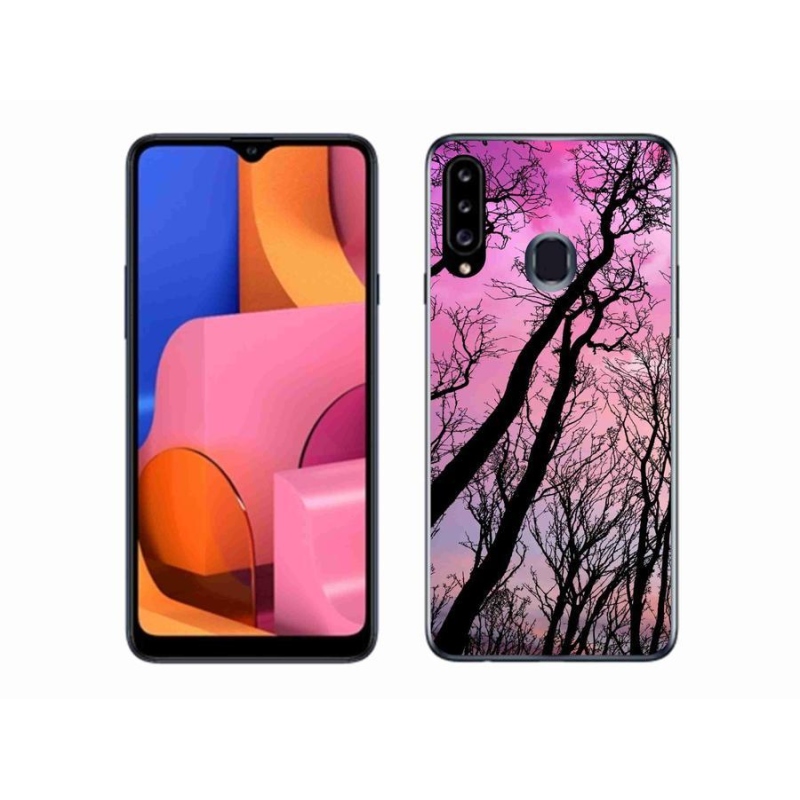 Gél tok mmCase Samsung Galaxy A20s készülékhez - kidőlt fák