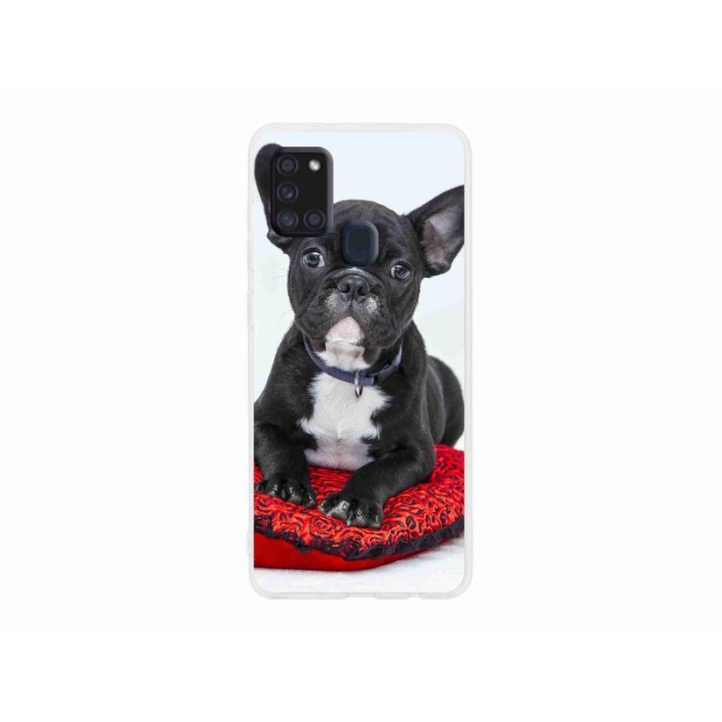 Gél tok mmCase Samsung Galaxy A21s készülékhez - bulldog
