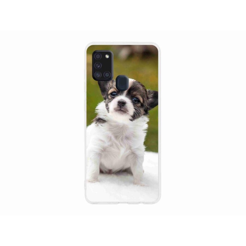Gél tok mmCase mobil Samsung Galaxy A21s - chihuahua 4