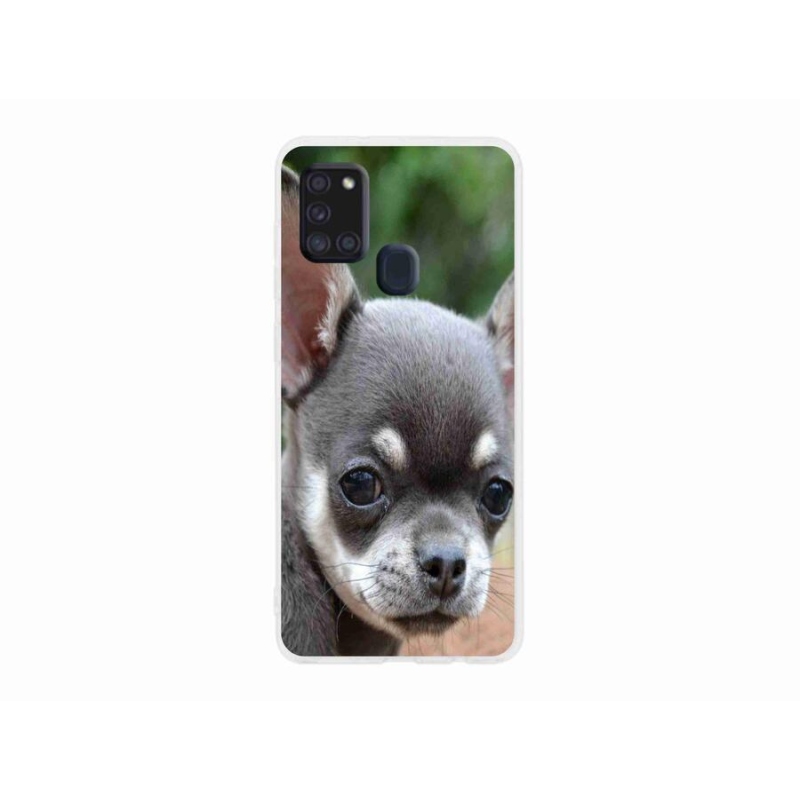 Gél tok mmCase Samsung Galaxy A21s készülékhez - chihuahua