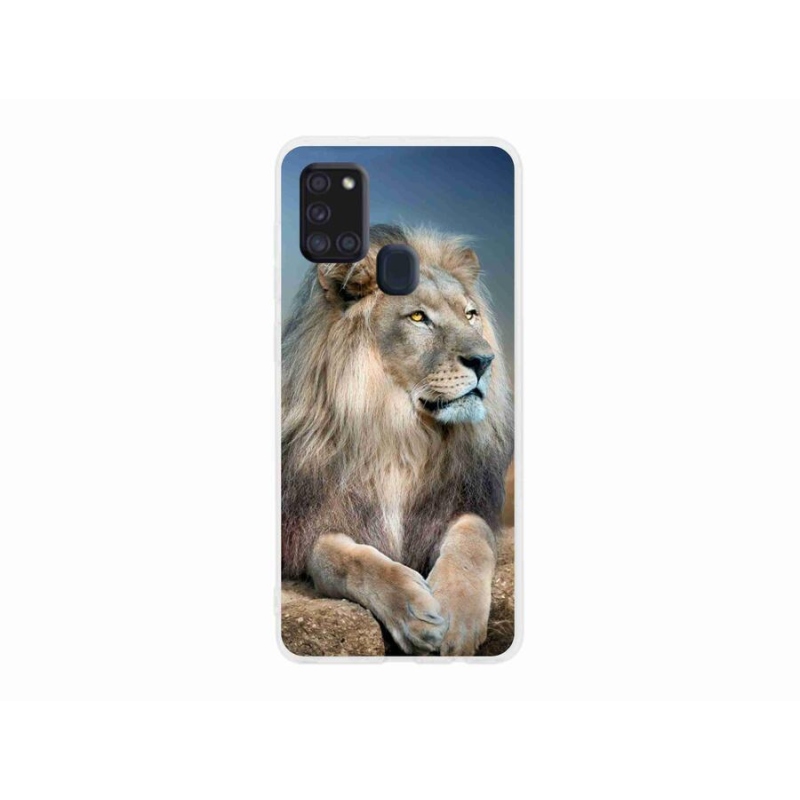 Gél tok mmCase Samsung Galaxy A21s készülékhez - Lion 1