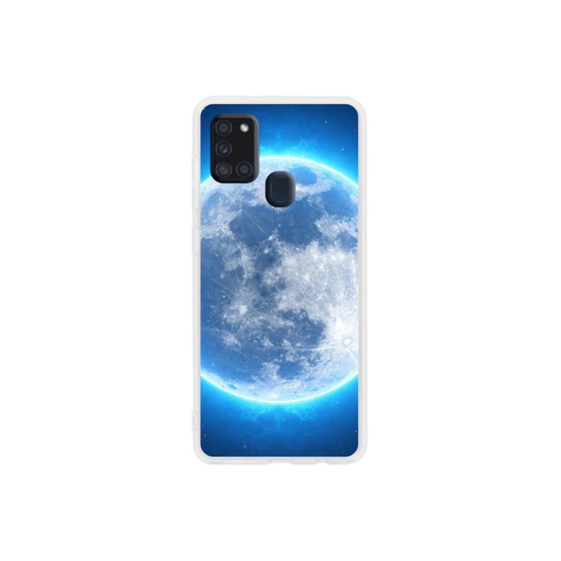 Gél tok mmCase a Samsung Galaxy A21s készülékhez - földgömb