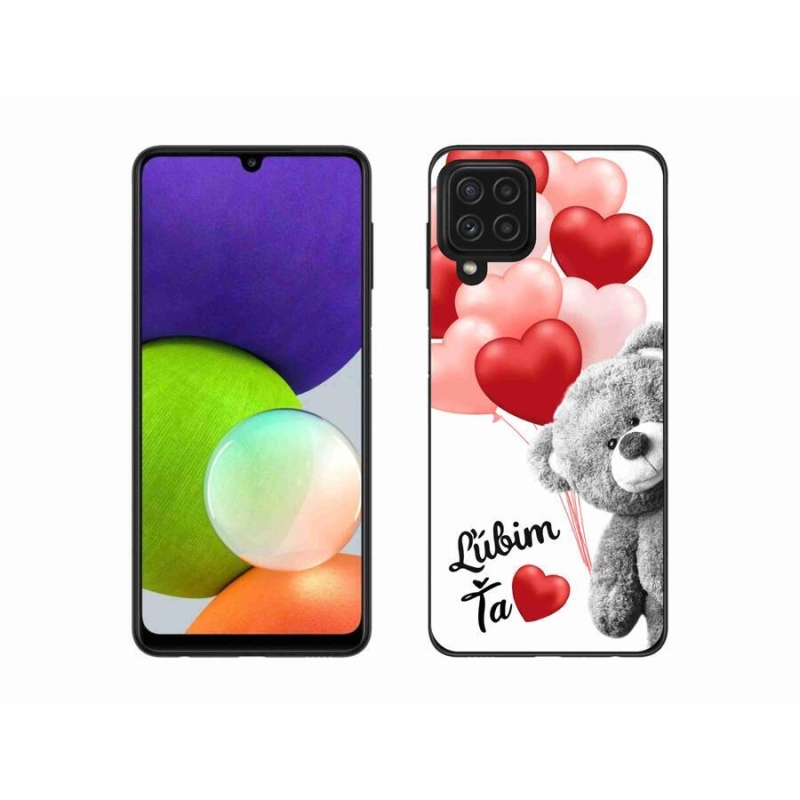 Gél tok mmCase a Samsung Galaxy A22 4G készülékhez - I love you en
