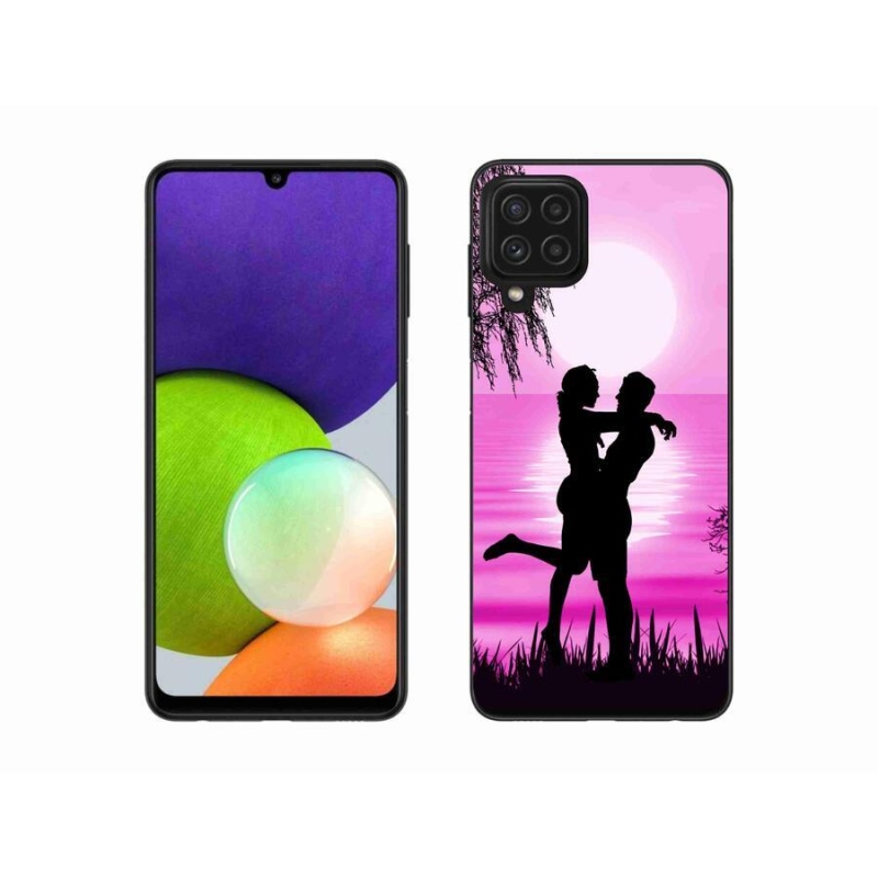 Gél tok mmCase a Samsung Galaxy A22 4G készülékhez - naplemente