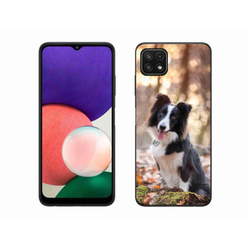 Gél tok mmCase Samsung Galaxy A22 5G - border colie 1