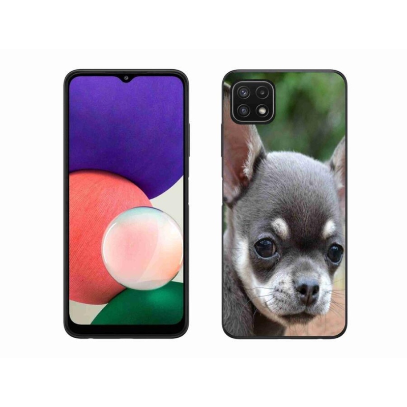 Gél tok mmCase a Samsung Galaxy A22 5G készülékhez - chihuahua
